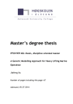 Master`s degree thesis