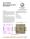 EVBUM2085 - NB7L216 Evaluation Board User`s Manual