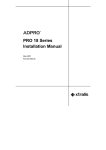 PRO 18 Series Installation Manual