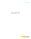 RaySafe X2 Manual - Fluke Biomedical