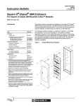 Instruction Bulletin Square D Clipsal 36M Enclosure