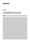 SIMATIC S7 - OPEN MODBUS / TCP Communication via