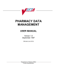 pharmacy data management user manual