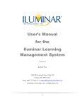 User`s Manual for the Iluminar Learning Management System