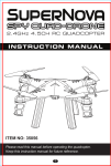 hobbytron supernova spy quad drone user manual