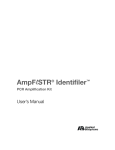 AmpFlSTR® Identifiler™ PCR Amplification Kit