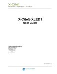 X-Cite® XLED1 User Guide