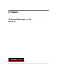 ICVERIFY: Software Developer`s Kit