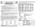 Multi-SeaLite® P/N 710-040-601 User Manual, Rev. 10/23/02