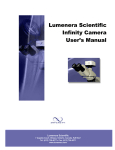 Lumenera Scientific Infinity Camera User`s Manual