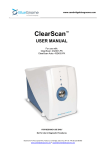 ClearScan™ USER MANUAL