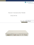 Remote Communication Module Model RCMe - LAUDA-Noah
