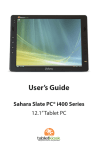 Sahara Slate PC i400 Series User Manual