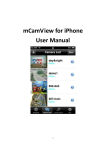 mCamView for iPhone User Manual