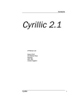 Cyrillic 2 Manual