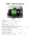 AVRT6 APRS User Manual