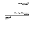 MEA Signal Generator Manual - ALA Scientific Instruments