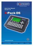 X-Pack DS Quick User Manual Version 1.0.1 Page 1 of 27 Printed