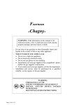 UL Chagny Manual (All Widths)