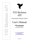 YEI Skeleton API User`s Manual