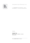 USER MANUAL - Kramer Electronics