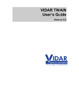 VIDAR TWAIN user`s guide - Vidar Systems Corporation