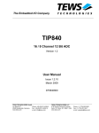 TIP840-DOC - TEWS Bentech Taiwan