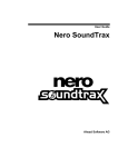 User Guide Nero SoundTrax