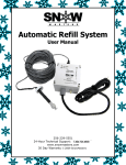 Automatic Refill System User Manual