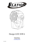 Design LED 36WA - Elation Professional