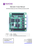 Mercator II User Manual - Diamond Systems Corporation