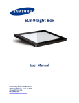 SLB-9 Light Box Manual - AV-iQ