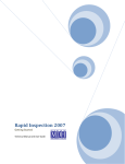 Rapid Inspection 2007 - Minnesota Department of Health