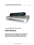 Tornado M55/M60 Digital Media Center User Manual