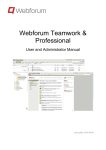 Webforum Teamwork Manual