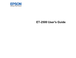 User`s Guide - ET-2500 - Epson America, Inc.