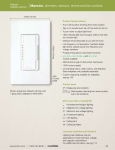 Maestro® dimmers, sensors, timers and fan controls