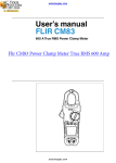 User`s manual FLIR CM83