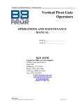 Vertical Pivot Gate Operators