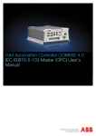 IEC 60870-5-103 Master (OPC) User`s Manual