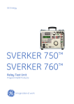 GE Sverker 760 Current Injection Set - Data Sheet