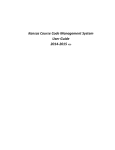 Kansas Course Code Management System User Guide 2014