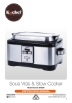 SVS550 Kuchef Sous Vide & Slow Cooker Instruction Manual V6