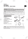 CPX445W User manual