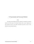 3.0 Experimental and Numerical Methods - Lumiere