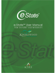 e-State™ User Manual- for Owners & Residents - e