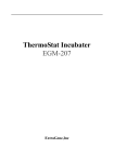 ThermoStat Incubater EGM-207