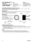 R/C LightMasterTM USER MANUAL