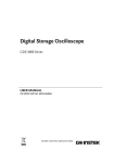 Instek GDS-3000 Series Digital Storage Oscilloscopes