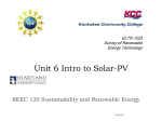 Unit 6 Intro to Solar-PV